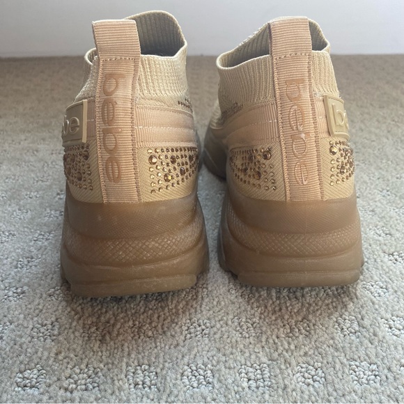 NWT Bebe beige chunky sneakers - Picture 4 of 5